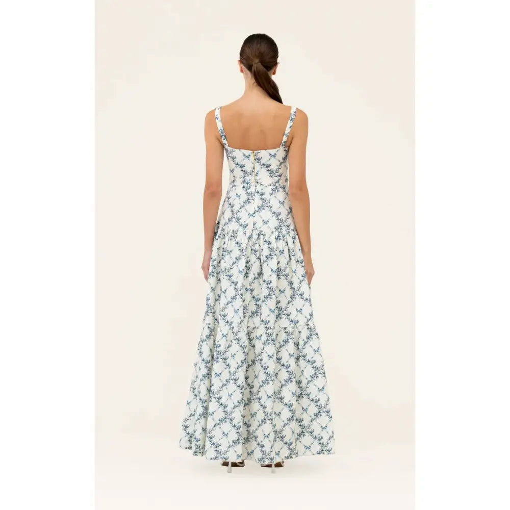 Agua Bendita Lima Gloriosa Maxi Dress