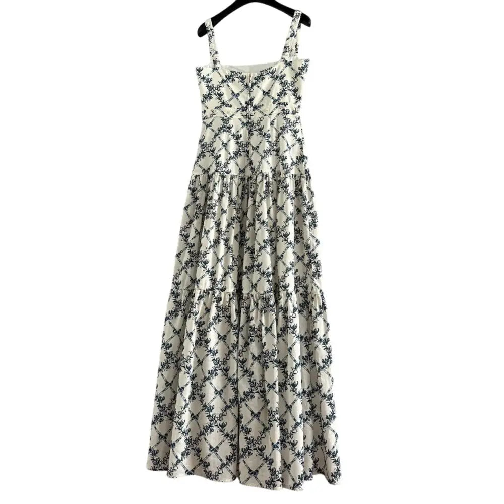 Agua Bendita Lima Gloriosa Maxi Dress