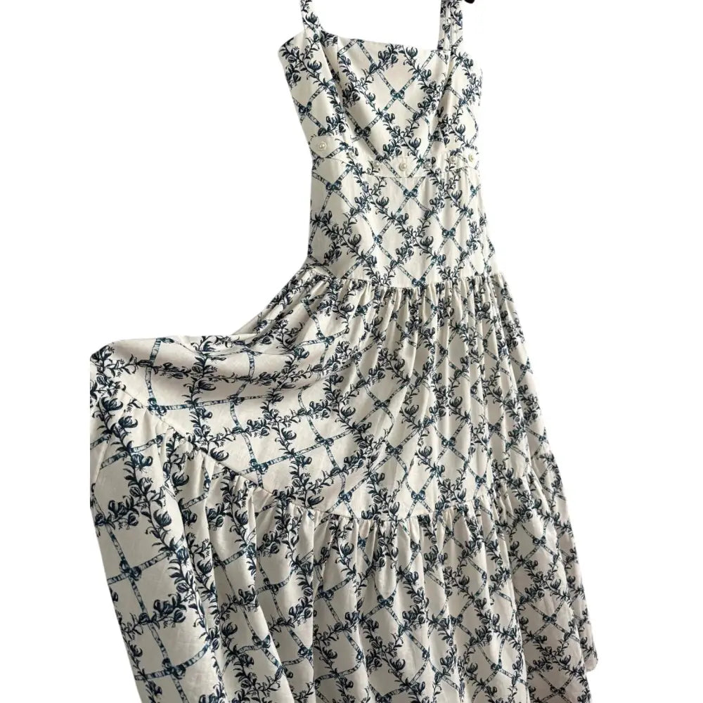 Agua Bendita Lima Gloriosa Maxi Dress
