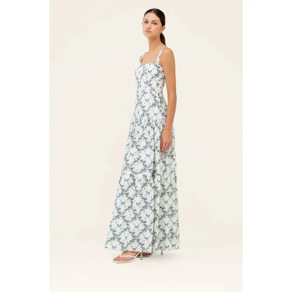 Agua Bendita Lima Gloriosa Maxi Dress
