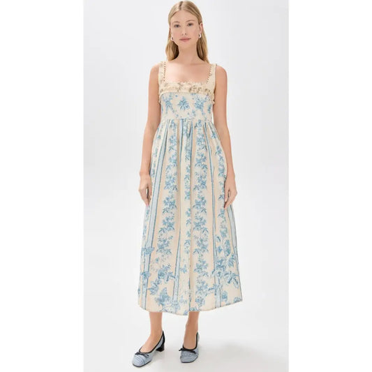 Agua by Agua Bendita Barbara Bougainvillea Dress - S - Dress