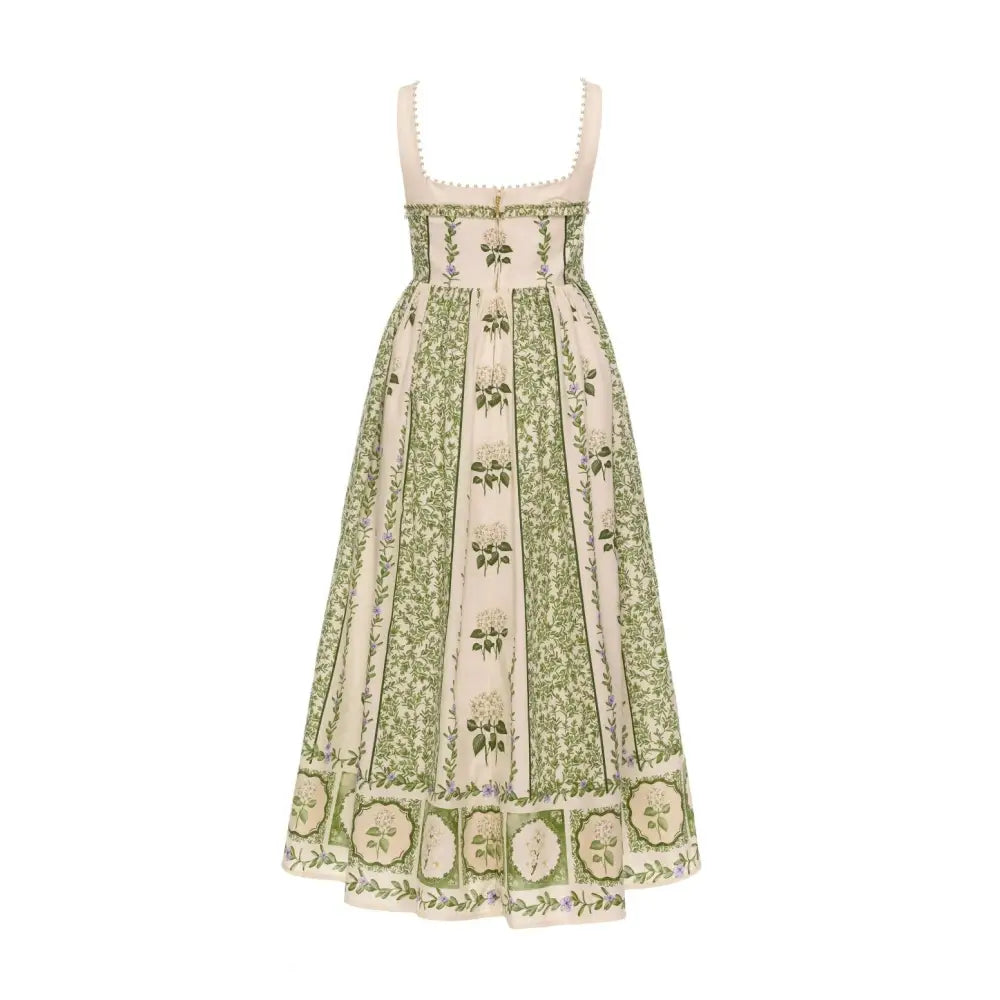 Agua by Agua Bendita Barbara floral cotton midi dress - Dress