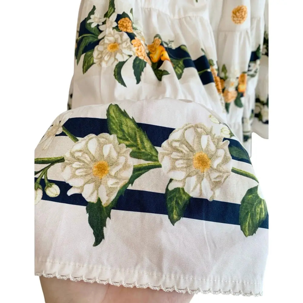 AGUA BY AGUA BENDITA Lima floral-printed cotton mini dress - Dress