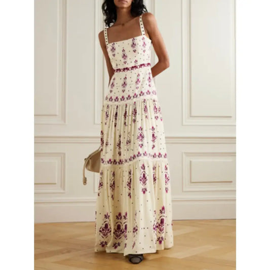 Agua by Agua Bendita Lima Relato Maxi Dress - Dress