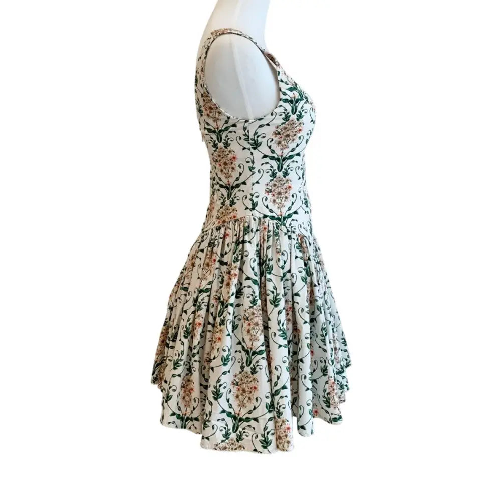 Agua by Agua Bendita Pluma floral corset cotton dress - Dress