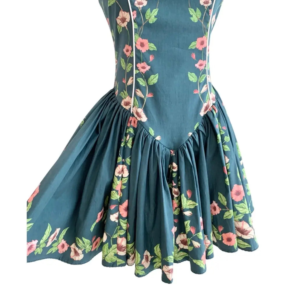 Agua by Agua Bendita Pluma floral cotton minidress