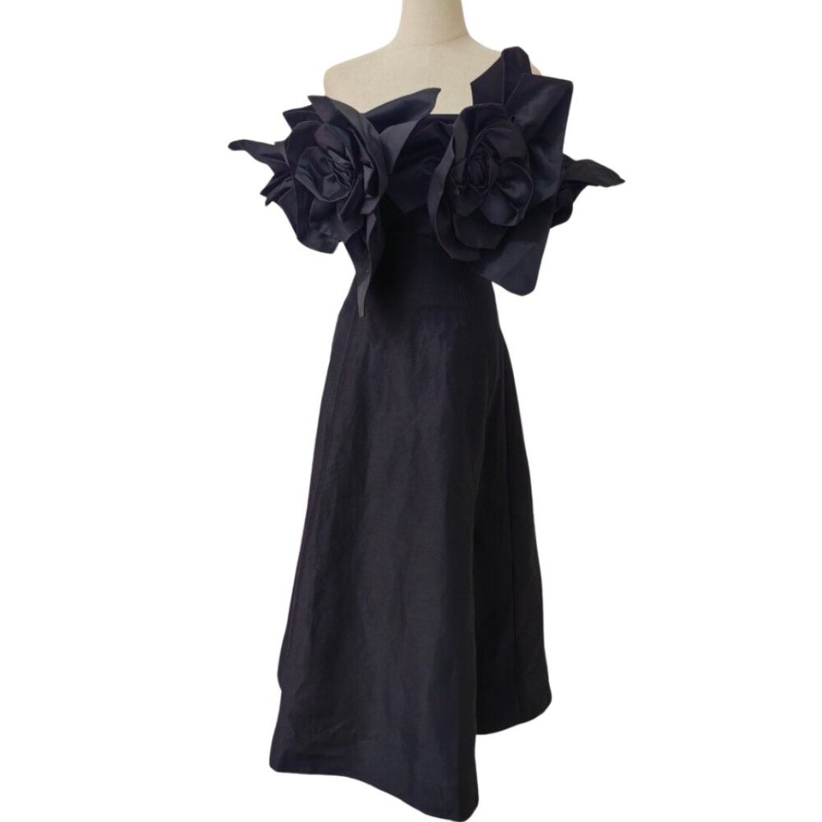 Aje Etta Midi Dress Black Floral | Feminine Floral Dress