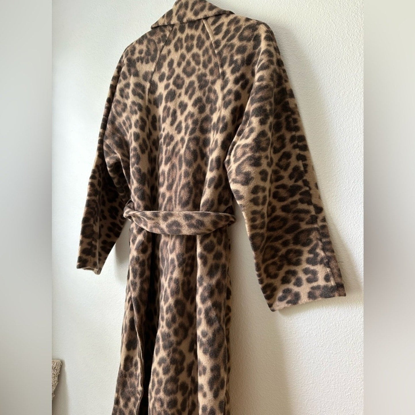 A.L.C. Winslet Cheetah Wool - Blend Belted Coat - A.L.C. Bernardi Collective