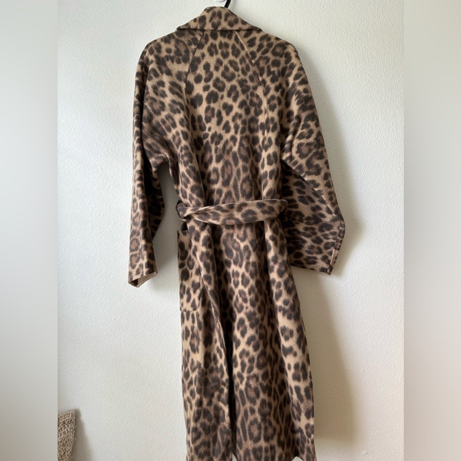 A.L.C. Winslet Cheetah Wool - Blend Belted Coat - A.L.C. Bernardi Collective