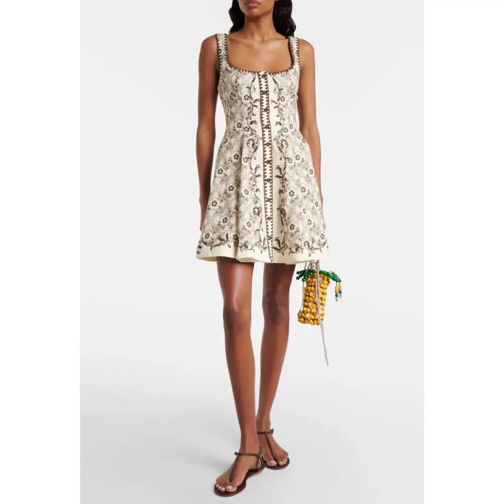 Alemais Airlie Toile Printed linen and cotton minidress - Dress