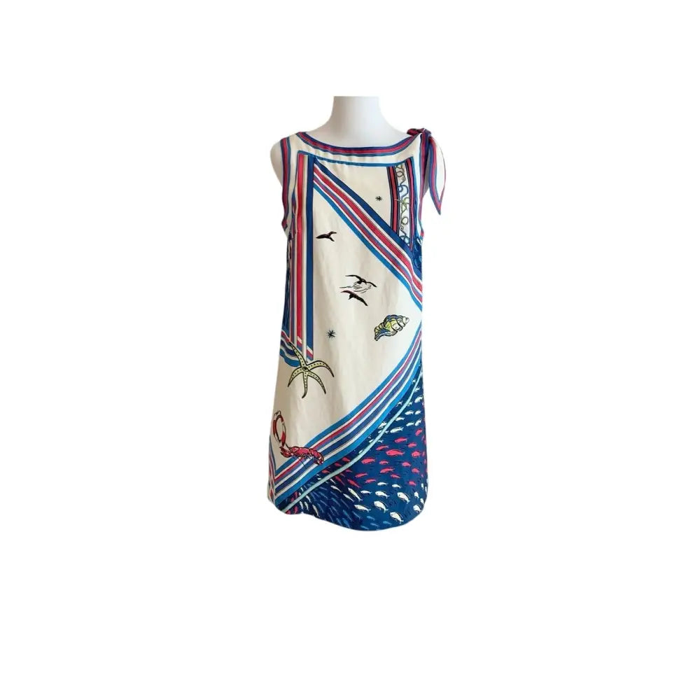 Alemais Apollo bow-detail printed minidress - Dress