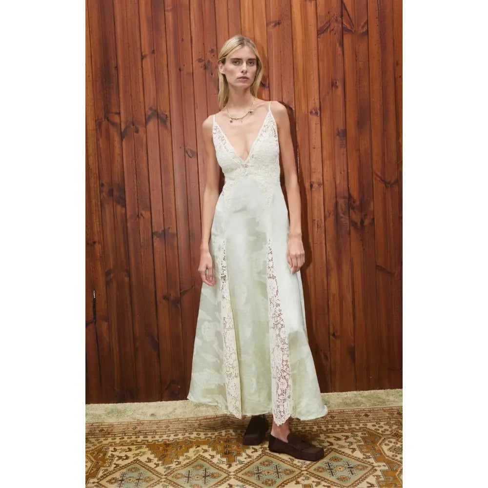 Alemais apollonia pistachio slip dress - 2 - Dress