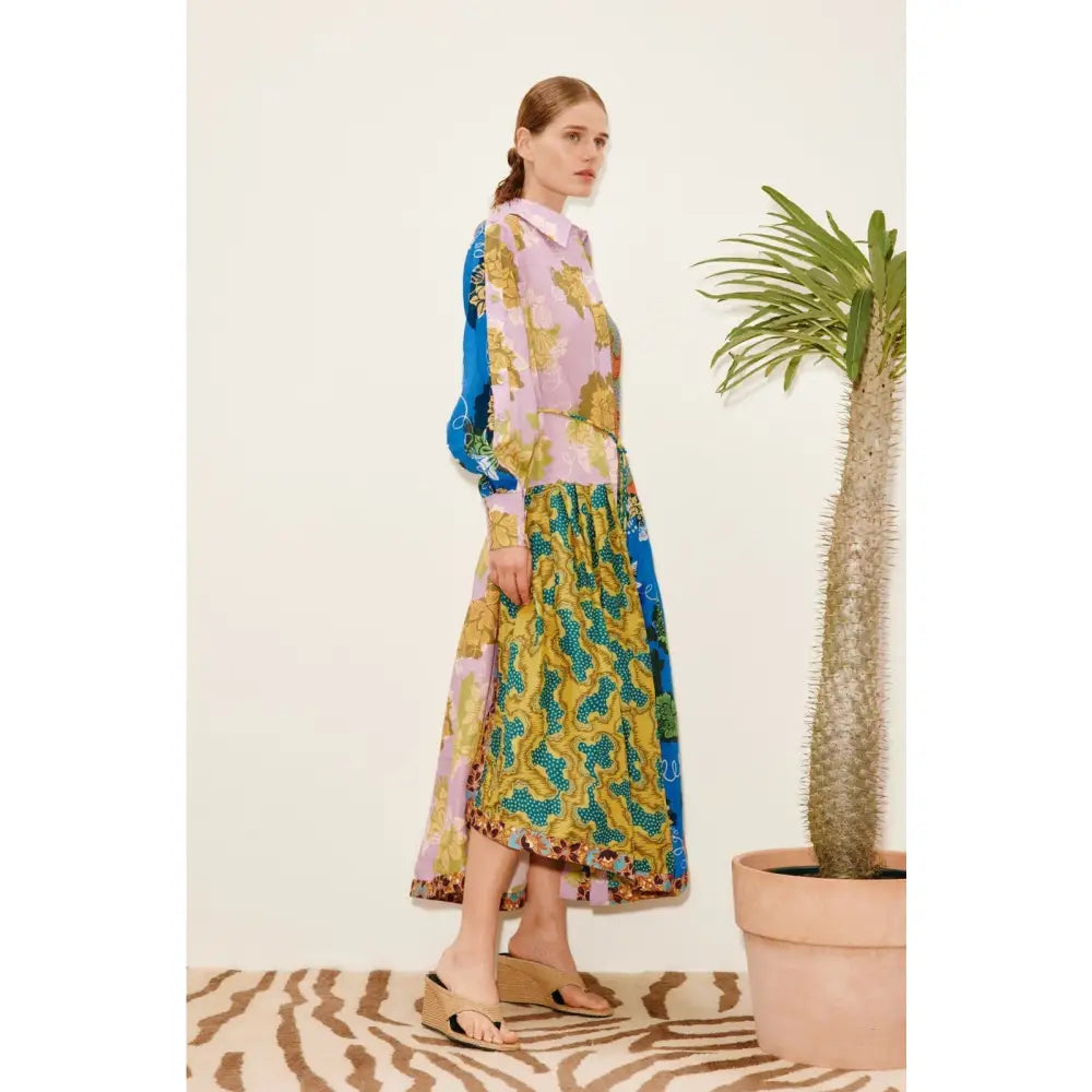 Alemais Arnie Spliced Shirtdress - Dress