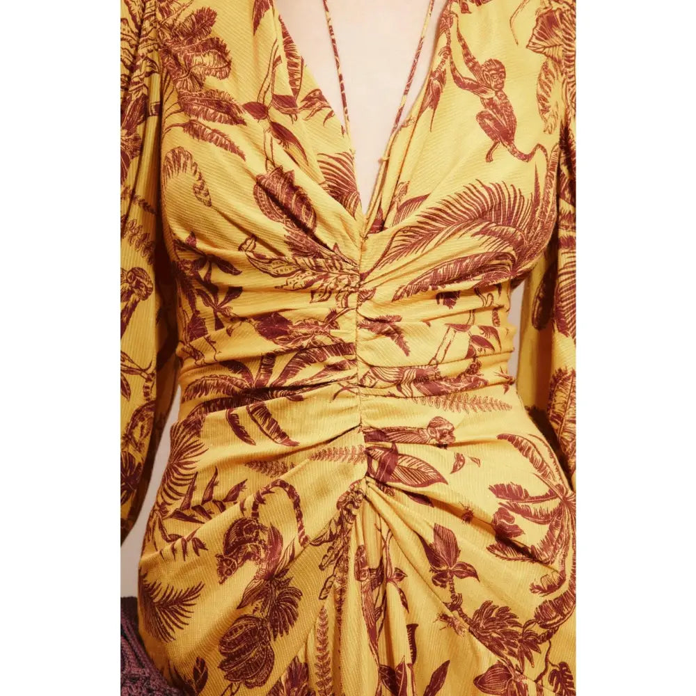 Alemais banana blossom gown - Dress