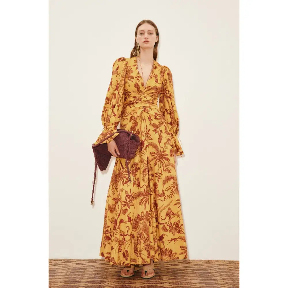 Alemais banana blossom gown - Dress