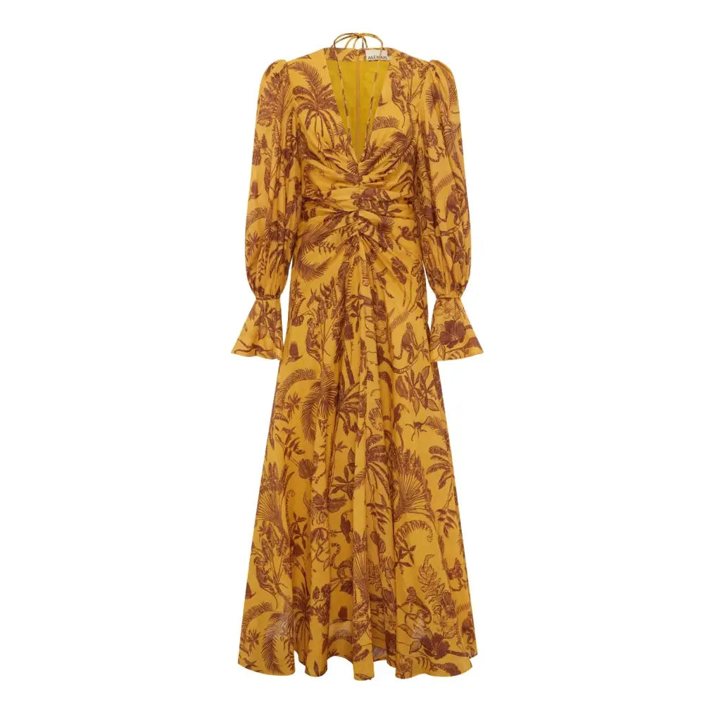 Alemais banana blossom gown - Dress