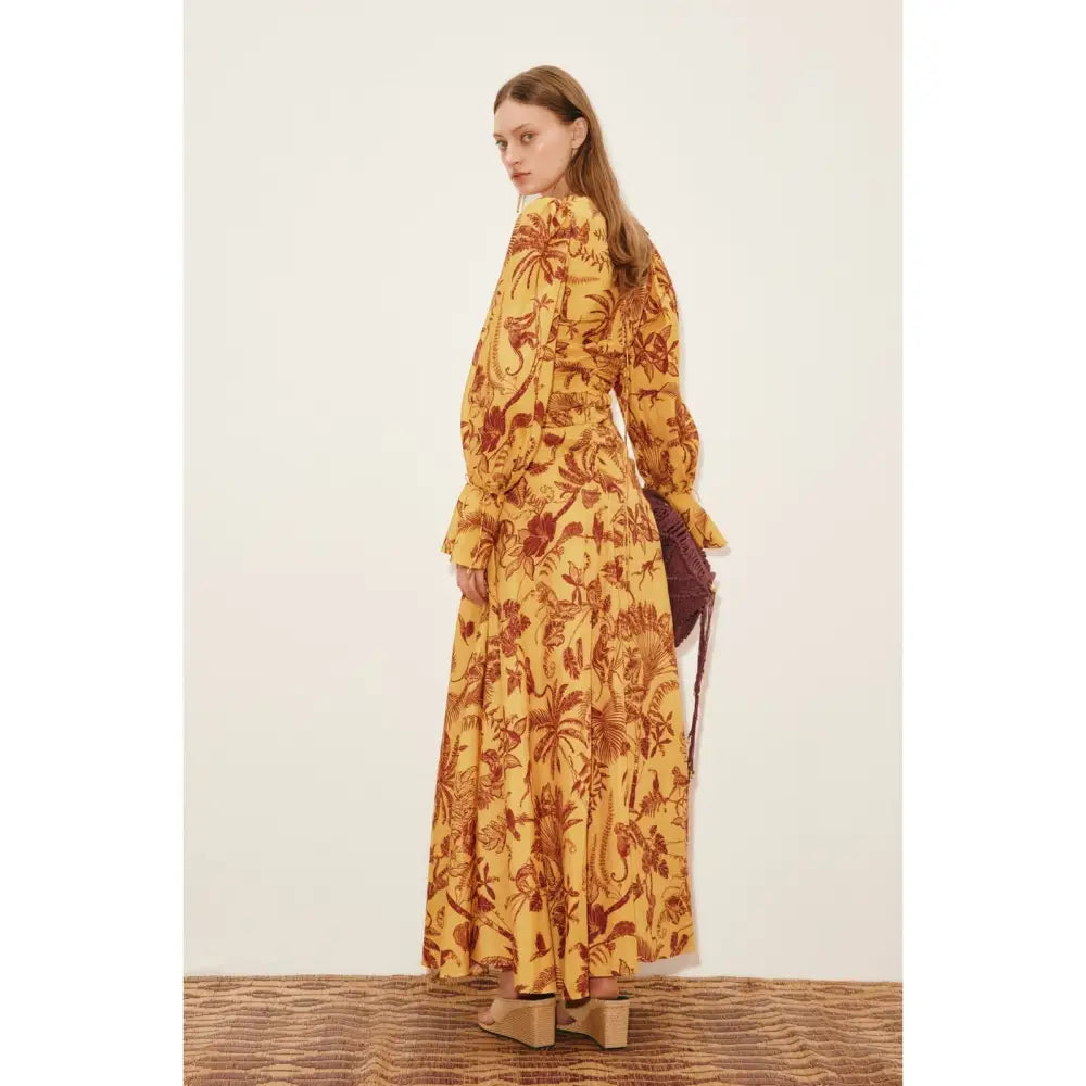 Alemais banana blossom gown - Dress