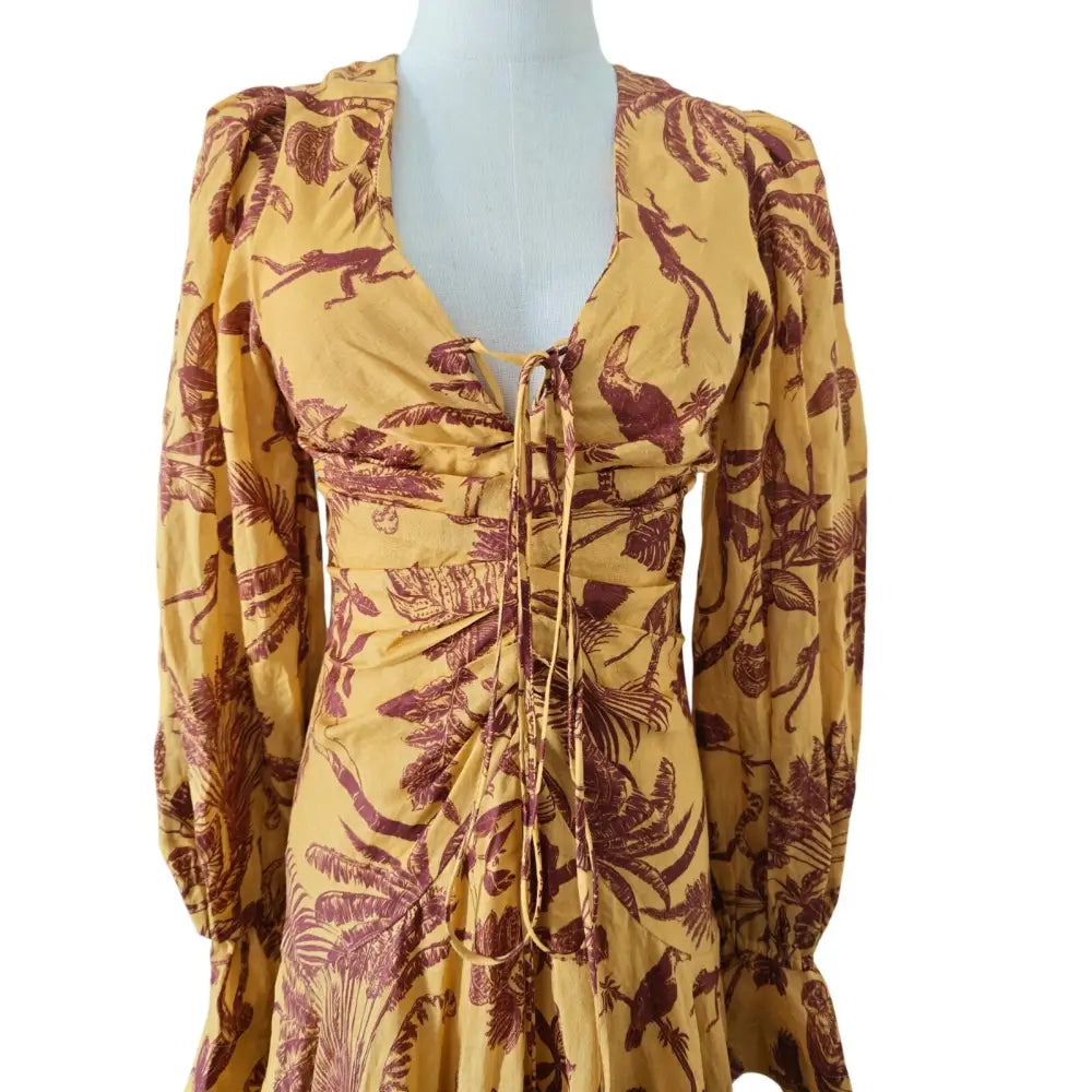Alemais banana blossom gown - Dress