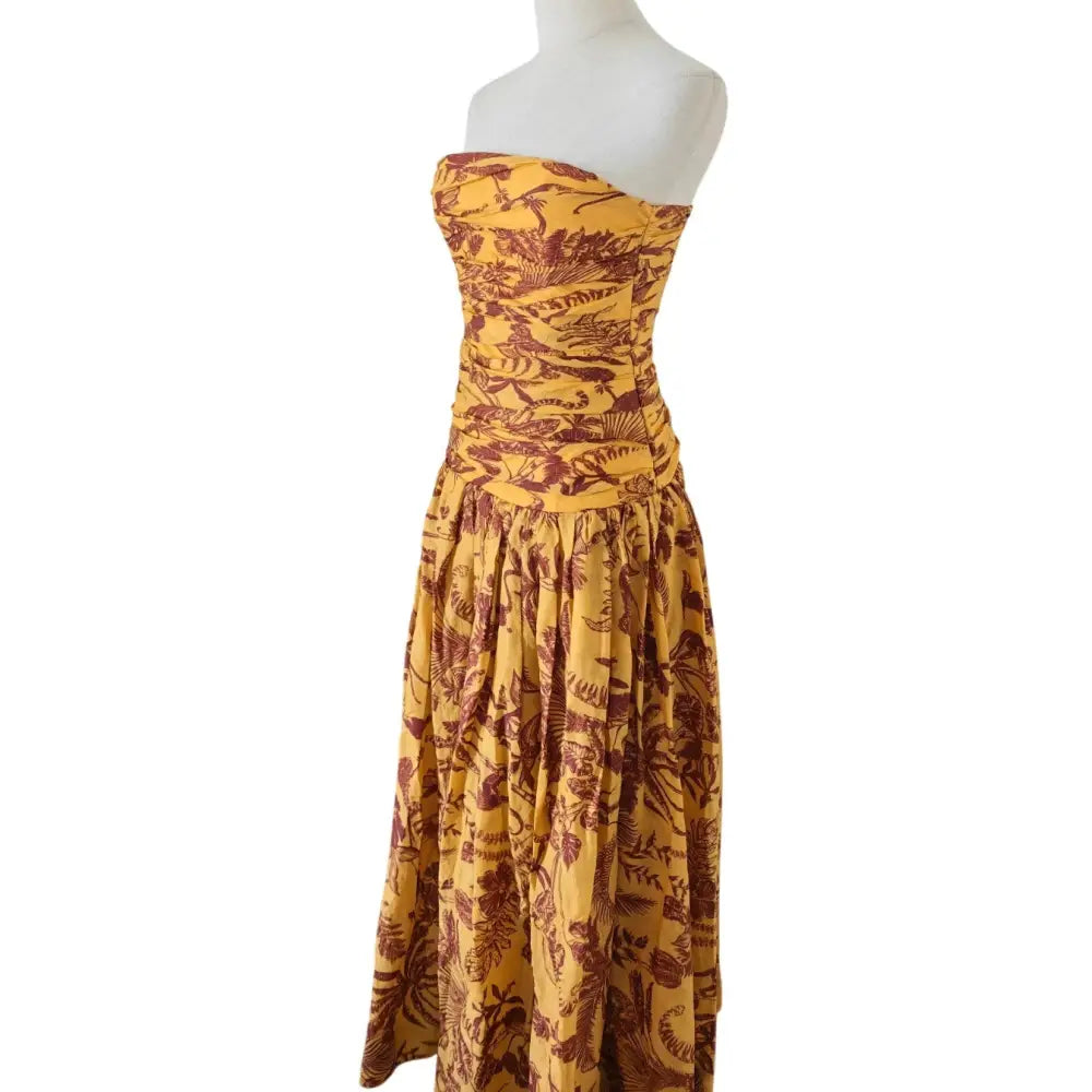 Alemais banana blossom ruched gown - Dress
