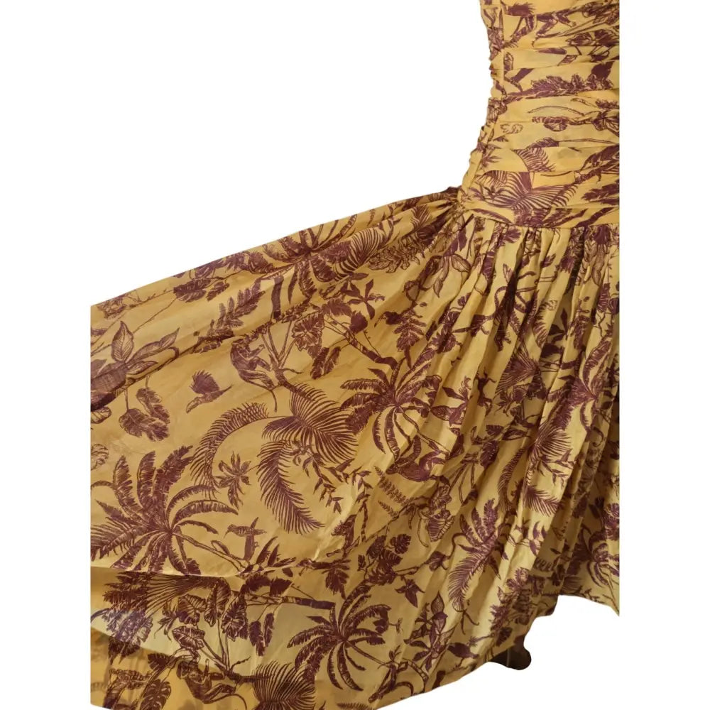 Alemais banana blossom ruched gown - Dress