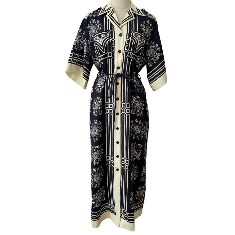 Alemais banderra linen shirtdress - Dress
