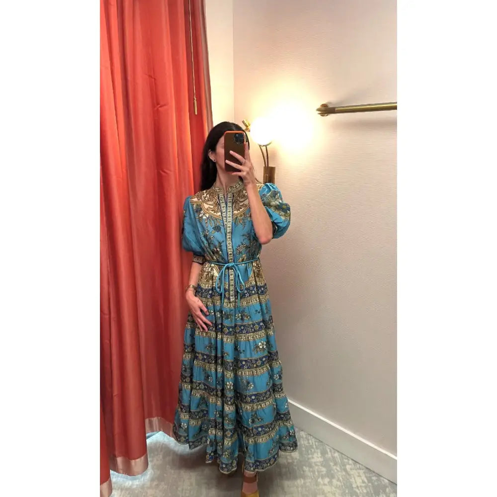 Alemais Cassie Tiered Midi Dress Dress