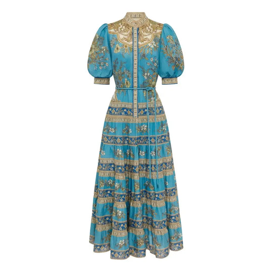 Alemais Cassie Tiered Midi Dress Dress