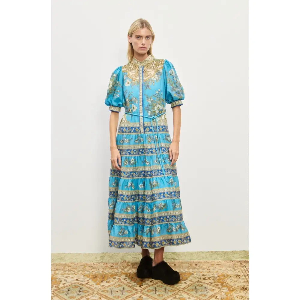 Alemais Cassie Tiered Midi Dress