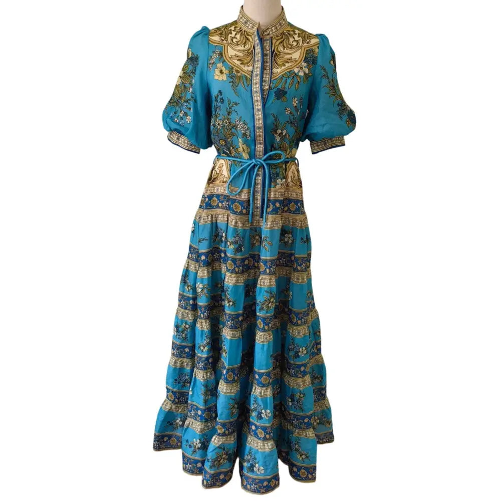 Alemais Cassie Tiered Midi Dress