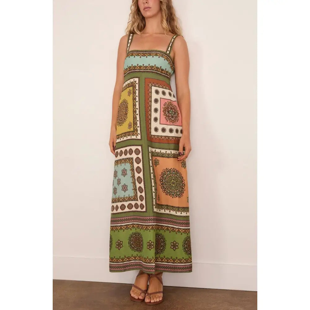Alemais Contina Day Dress in Multi - Dress