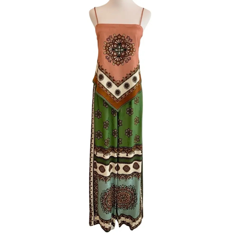 ALEMAIS Contina scarf print top - Tops