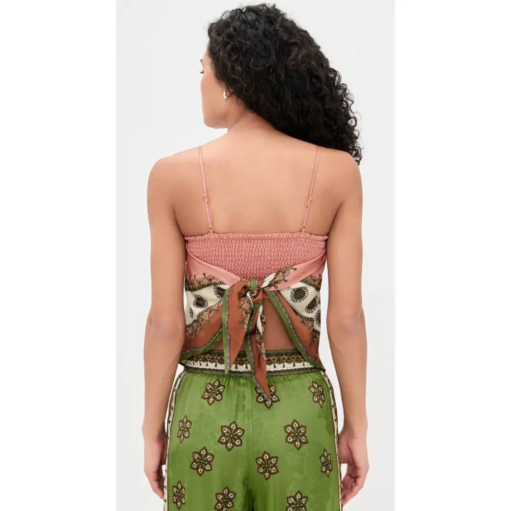 ALEMAIS Contina scarf print top - Tops