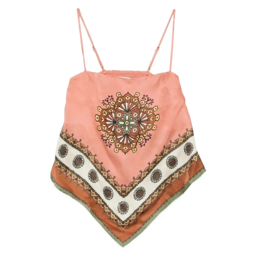 ALEMAIS Contina scarf print top - Tops