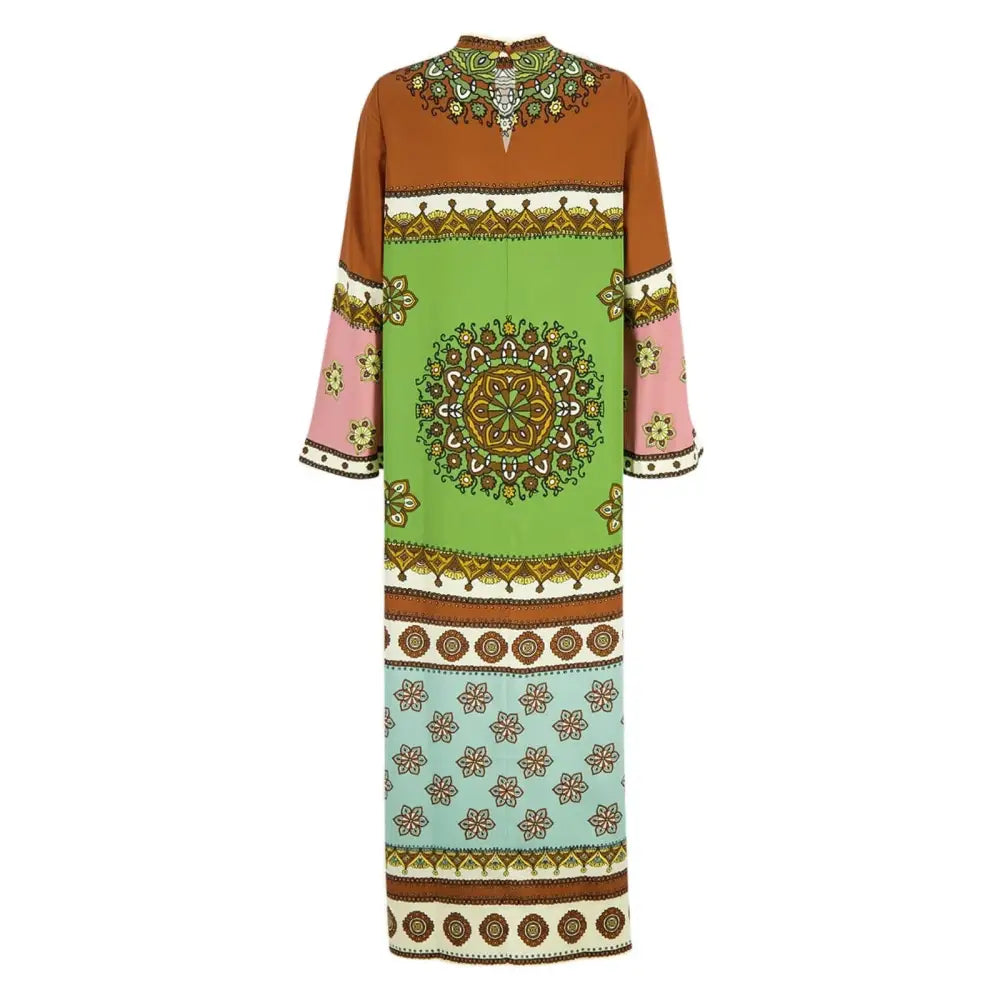 Alemais Contina Silk Midi Dress in Multi - Dress