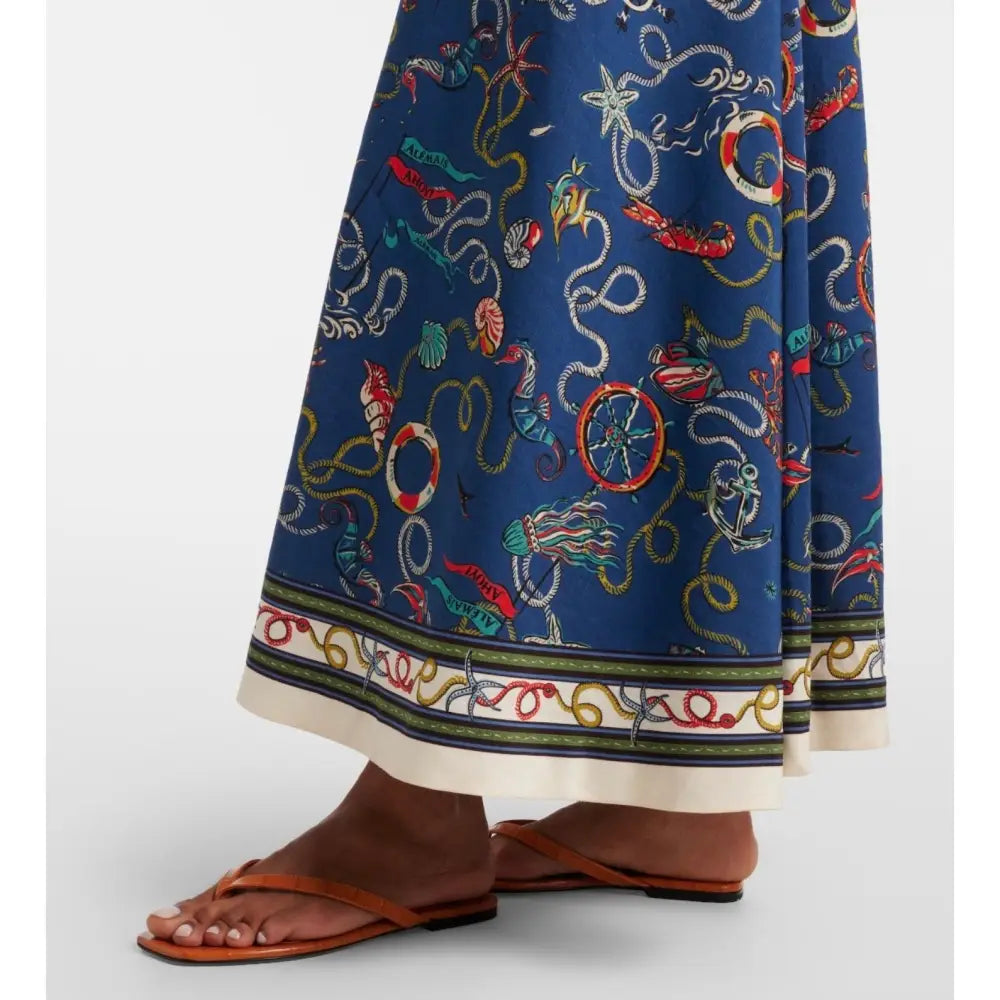 Alemais Cove printed halterneck maxi dress - Dress