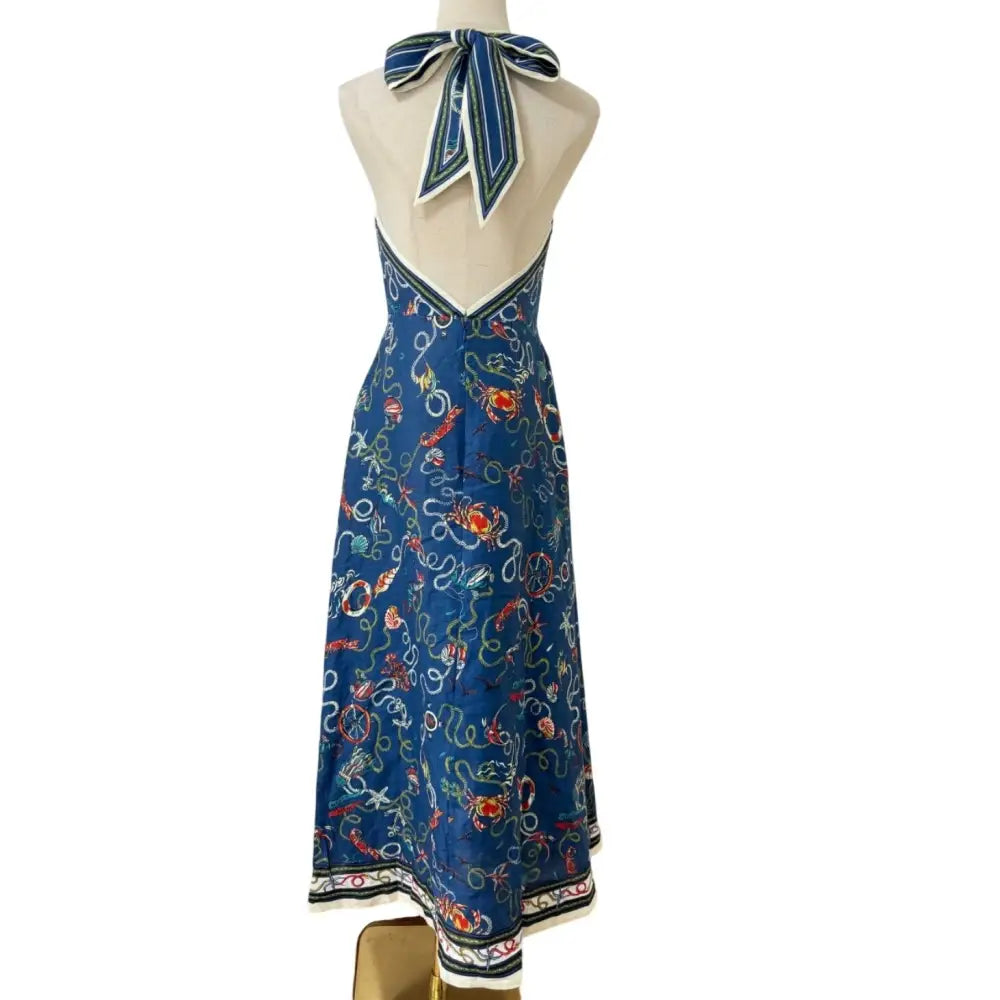 Alemais Cove printed halterneck maxi dress - Dress