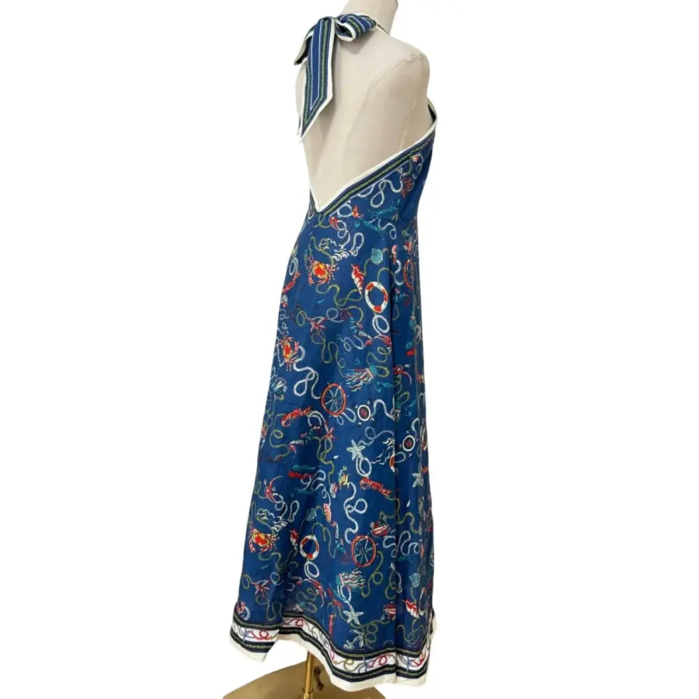 Alemais Cove printed halterneck maxi dress - Dress