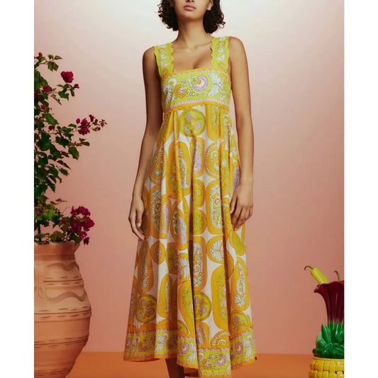 Alemais Diana Summer Dress | Linen Vacation Dress