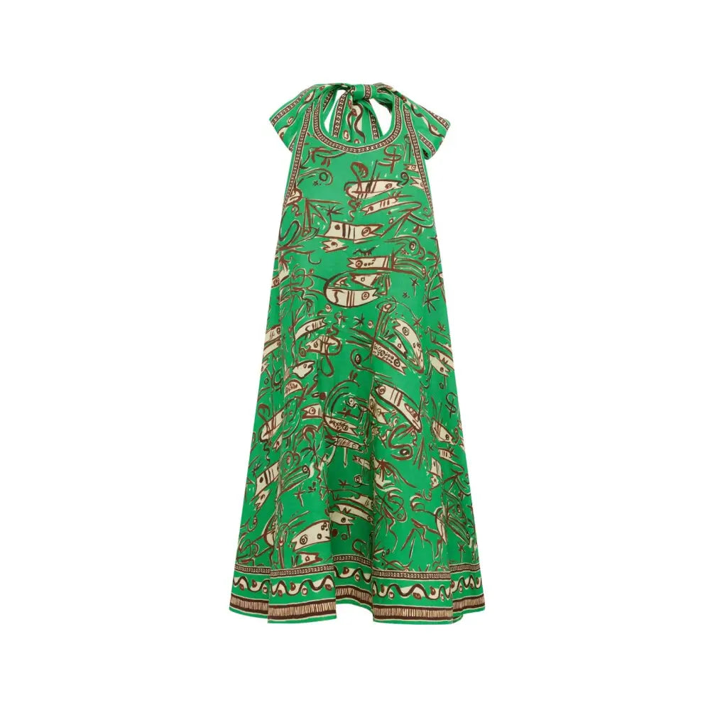 Alemais Fish Sticks Linen Mini Dress - Dress