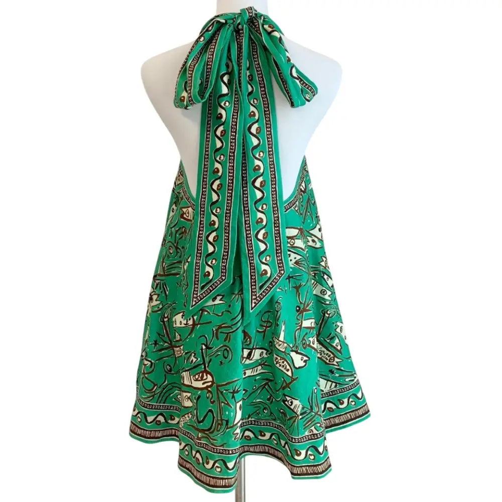 Alemais Fish Sticks Linen Mini Dress - Dress