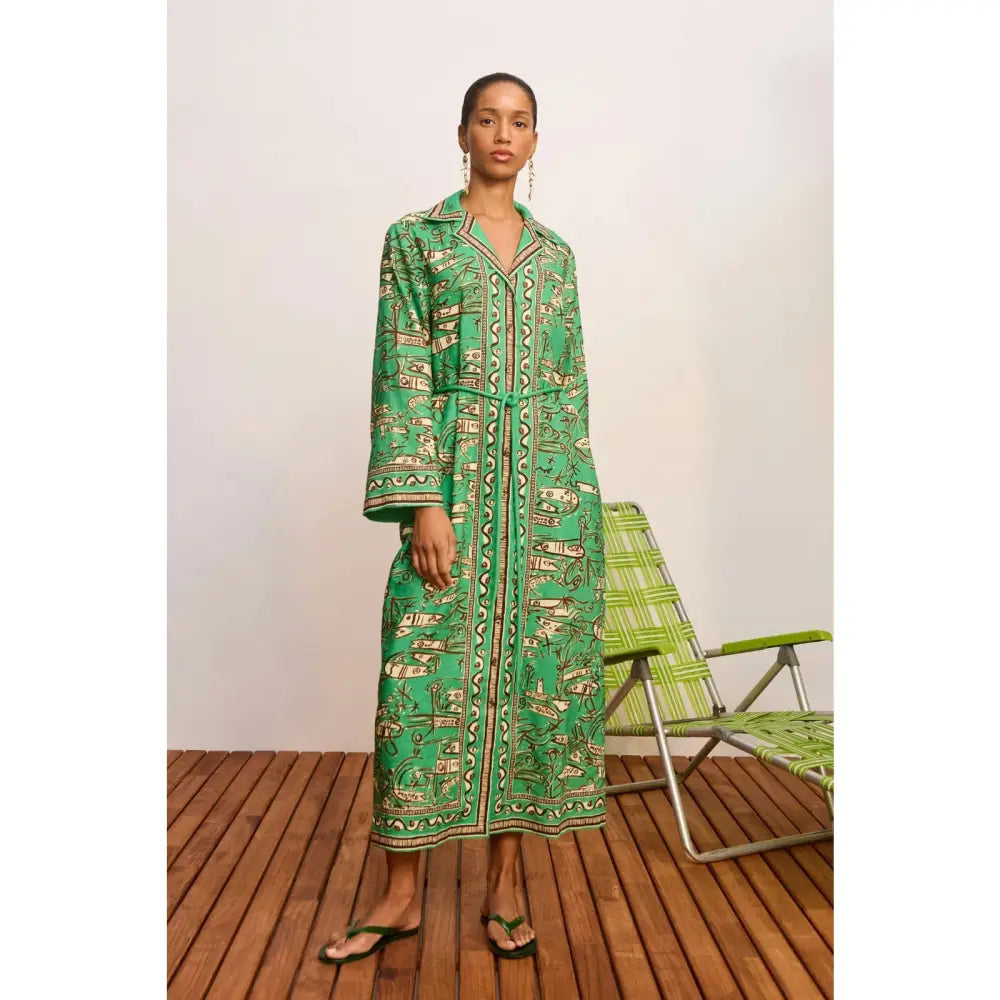 Alemais fish sticks shirtdress - Dress