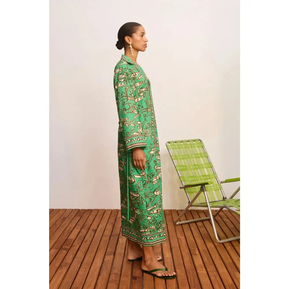 Alemais fish sticks shirtdress - Dress