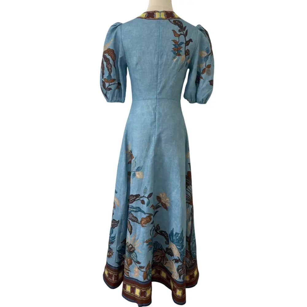 ALEMAIS Georgie Linen Midi Dress - Dress