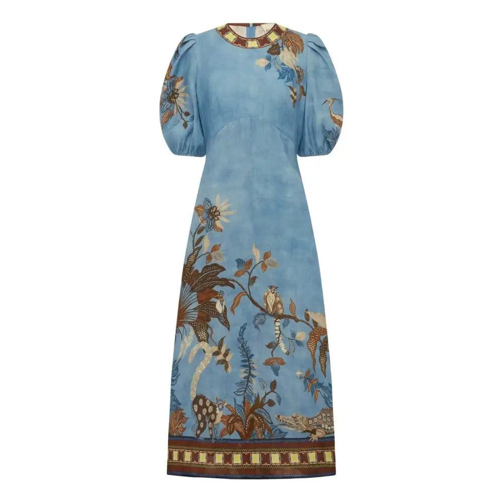 ALEMAIS Georgie Linen Midi Dress - Dress