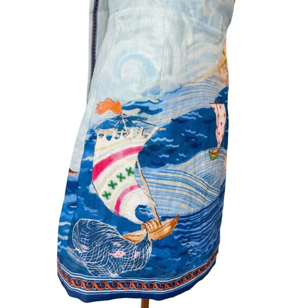 Alemais Island printed cotton minidress - Dress