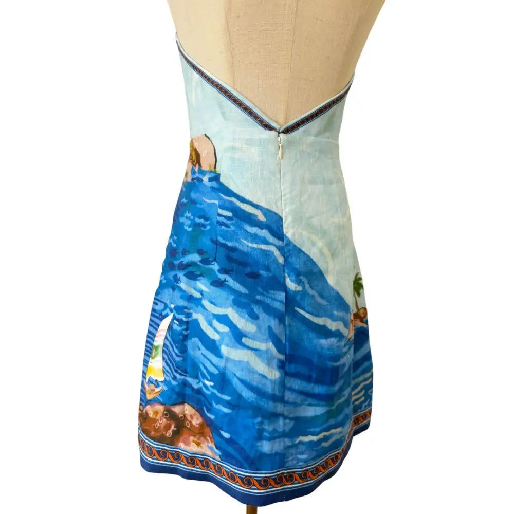 Alemais Island printed cotton minidress - Dress