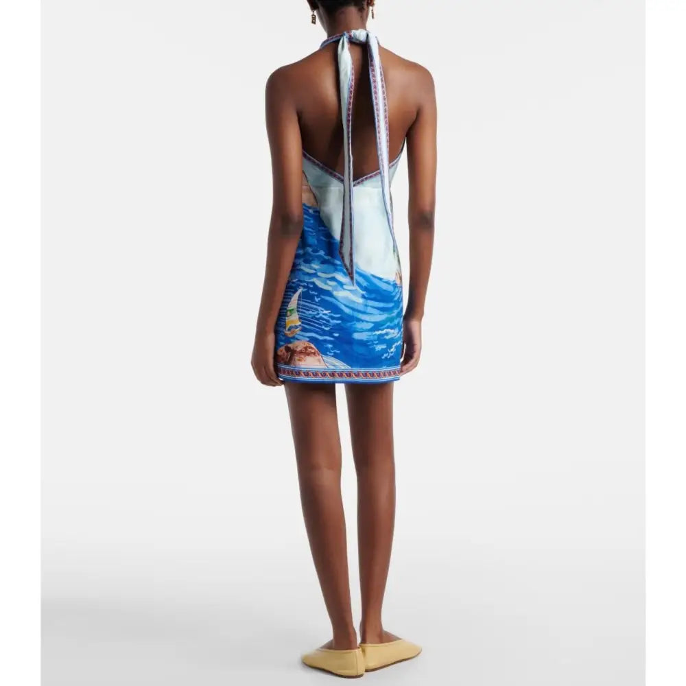 Alemais Island printed cotton minidress - Dress