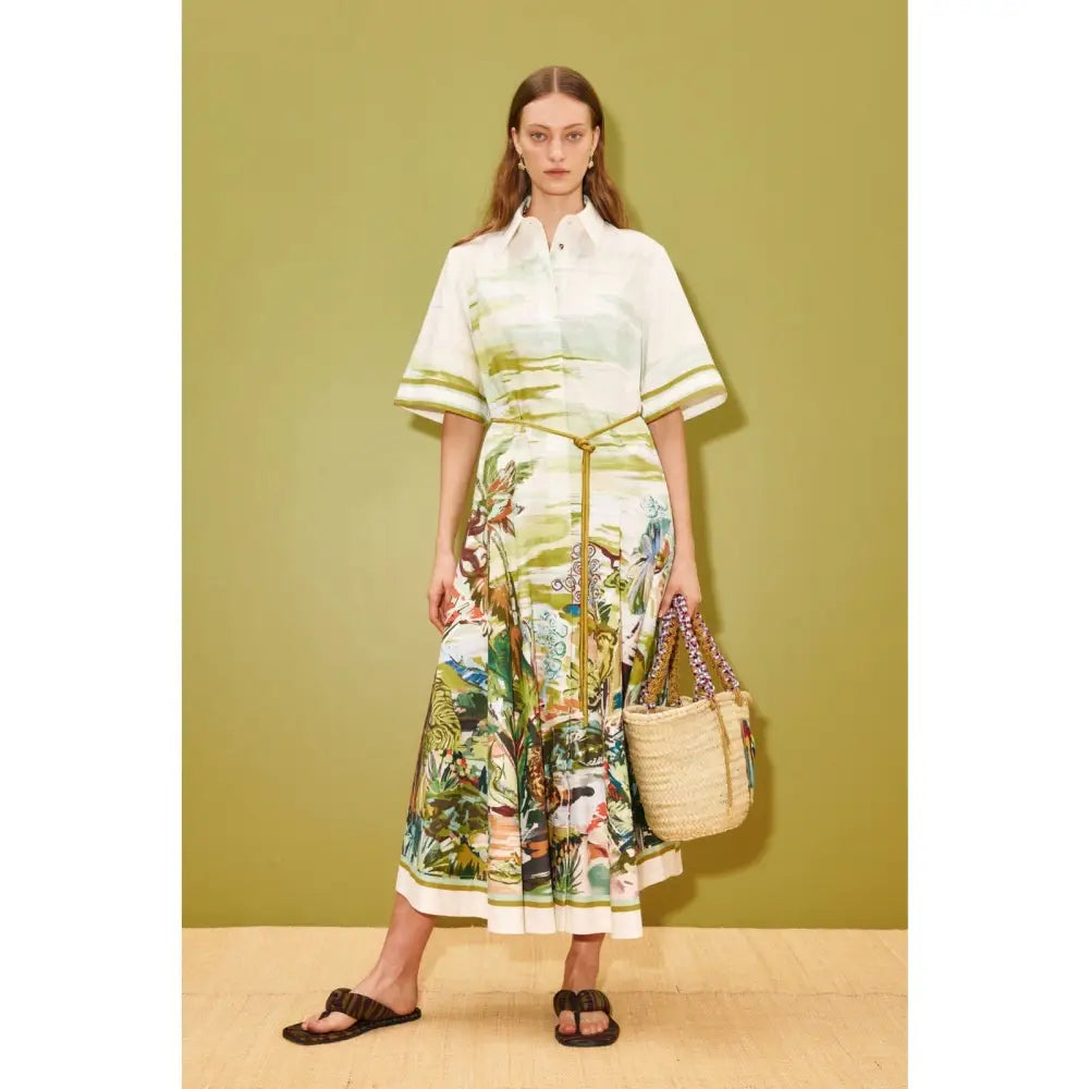 Alemais jungle boogie shirtdress - Dress