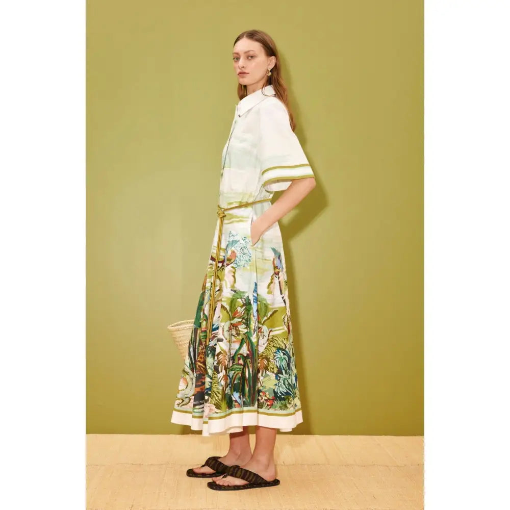 Alemais jungle boogie shirtdress - Dress