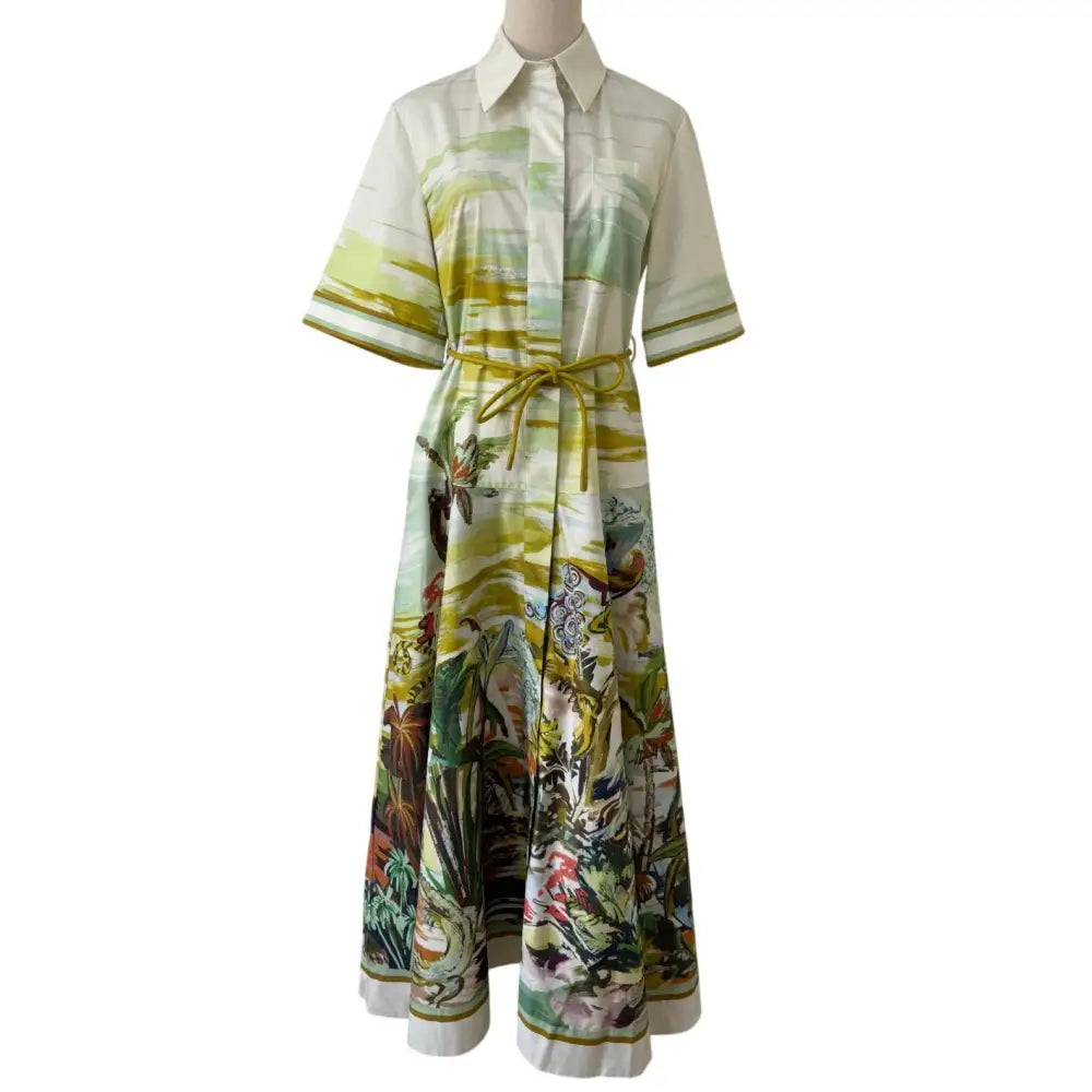 Alemais jungle boogie shirtdress - Dress